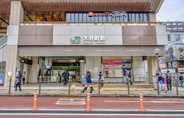大井町駅前アクセスの様子
